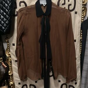 Robert Rodriguez sheer blouse